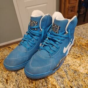 Nike Air Force 180 Mid Barkley Photo Blue White 537330-400 Men's Size 15